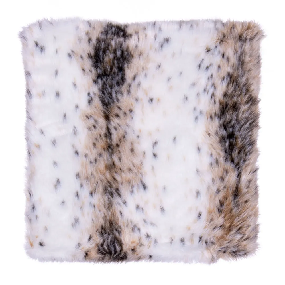 18" Faux Fur Pillow