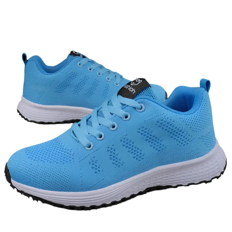 2024 Summer Women's Mesh Sneakers – Comfortable, Breathable Outdoor Shoes for Casual, Tennis, and Running