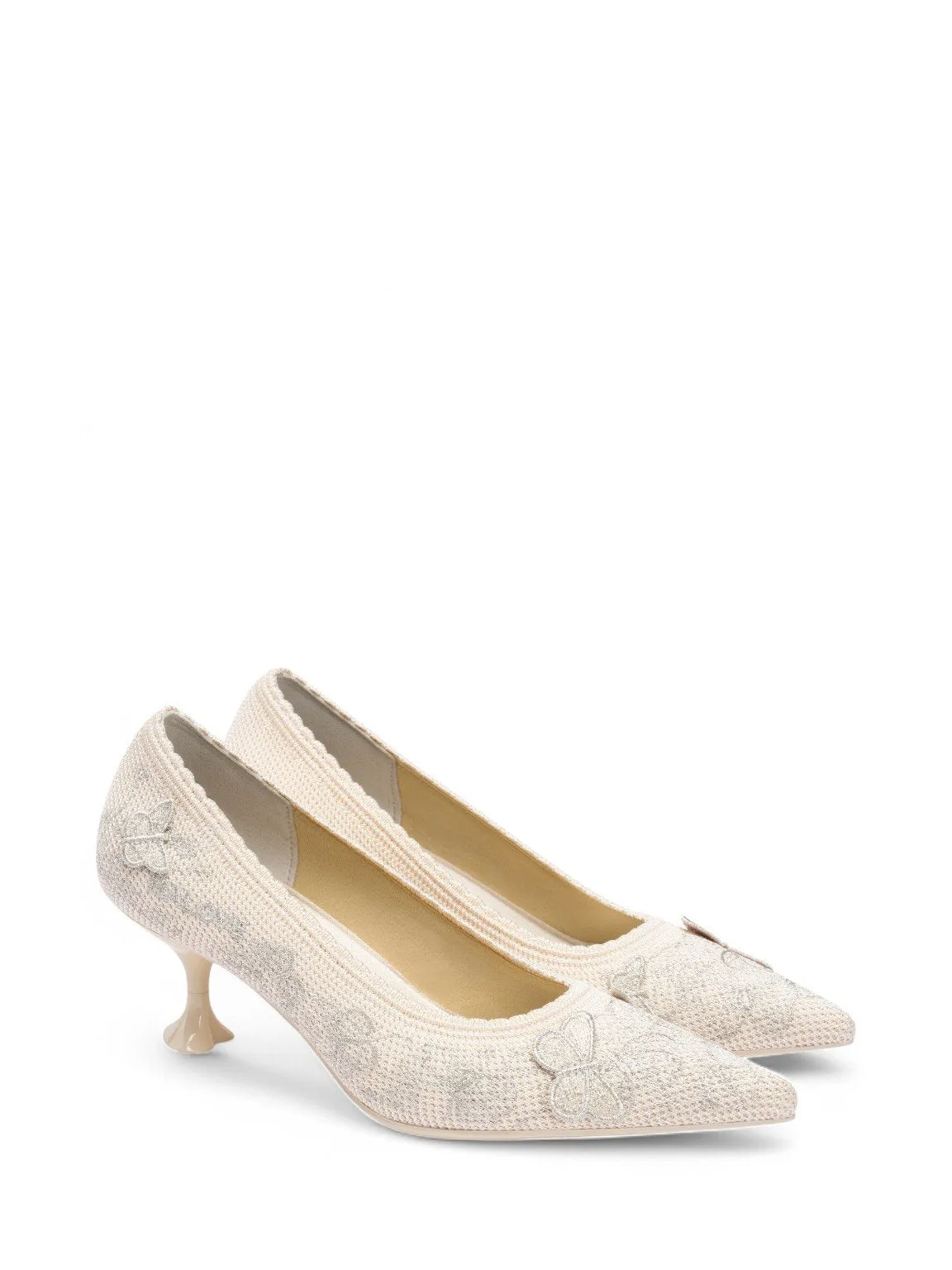 3D Butterfly Kitten Heels