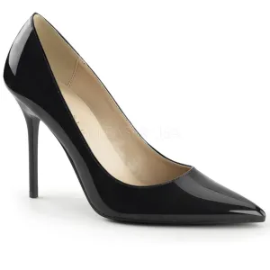 4" Pointed-Toe Pump - Black*