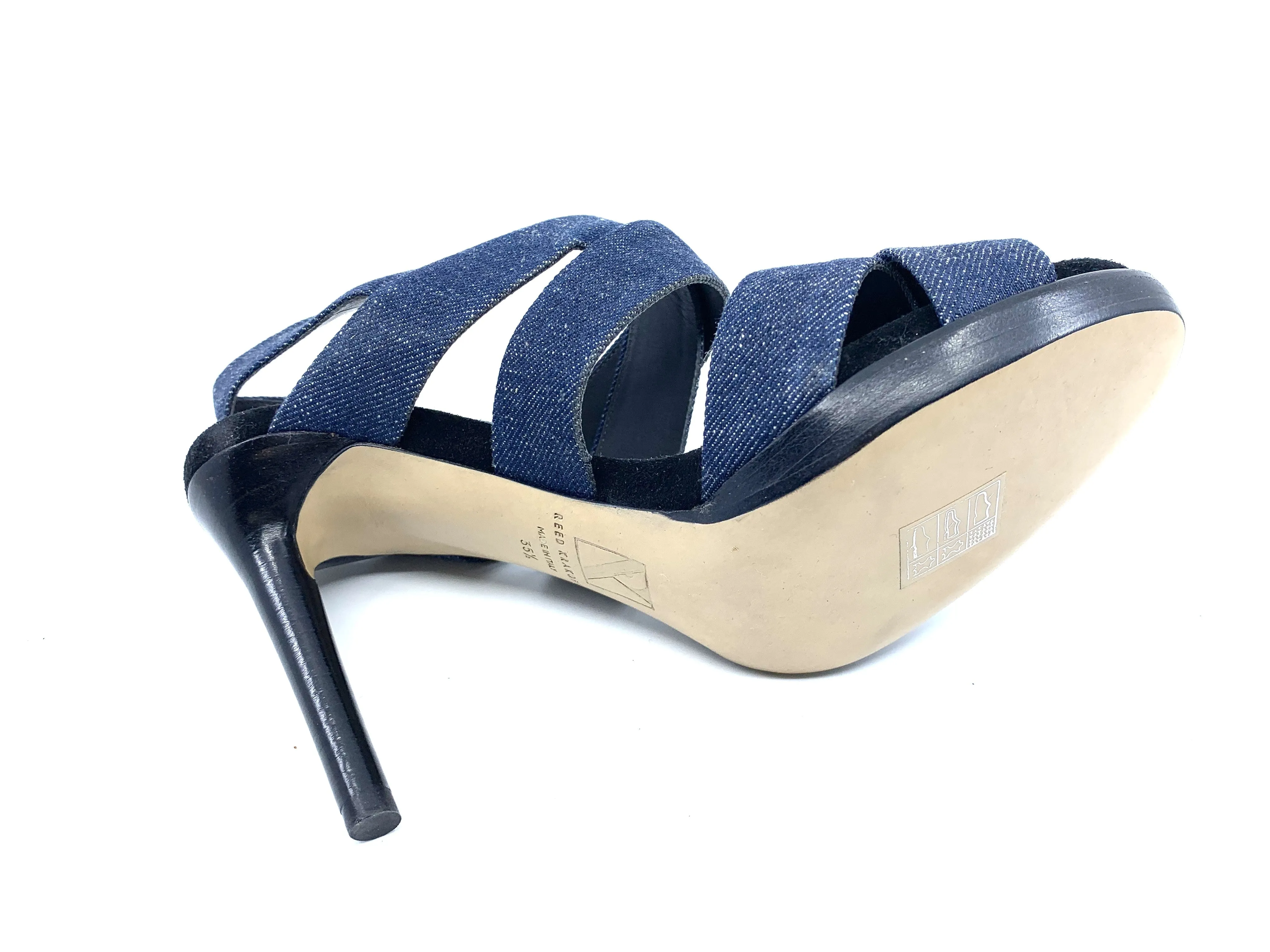 80 Boxer Sandal Denim Reed Krakoff Sandal
