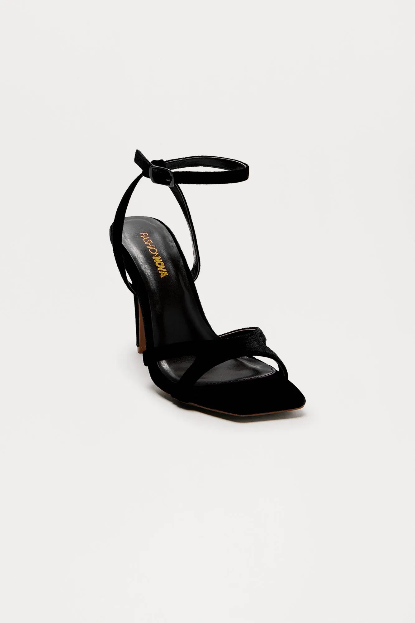 Adelaide Velvet Heels - Black