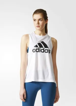 Adidas Boxy Logo Tank Top BR0384 White