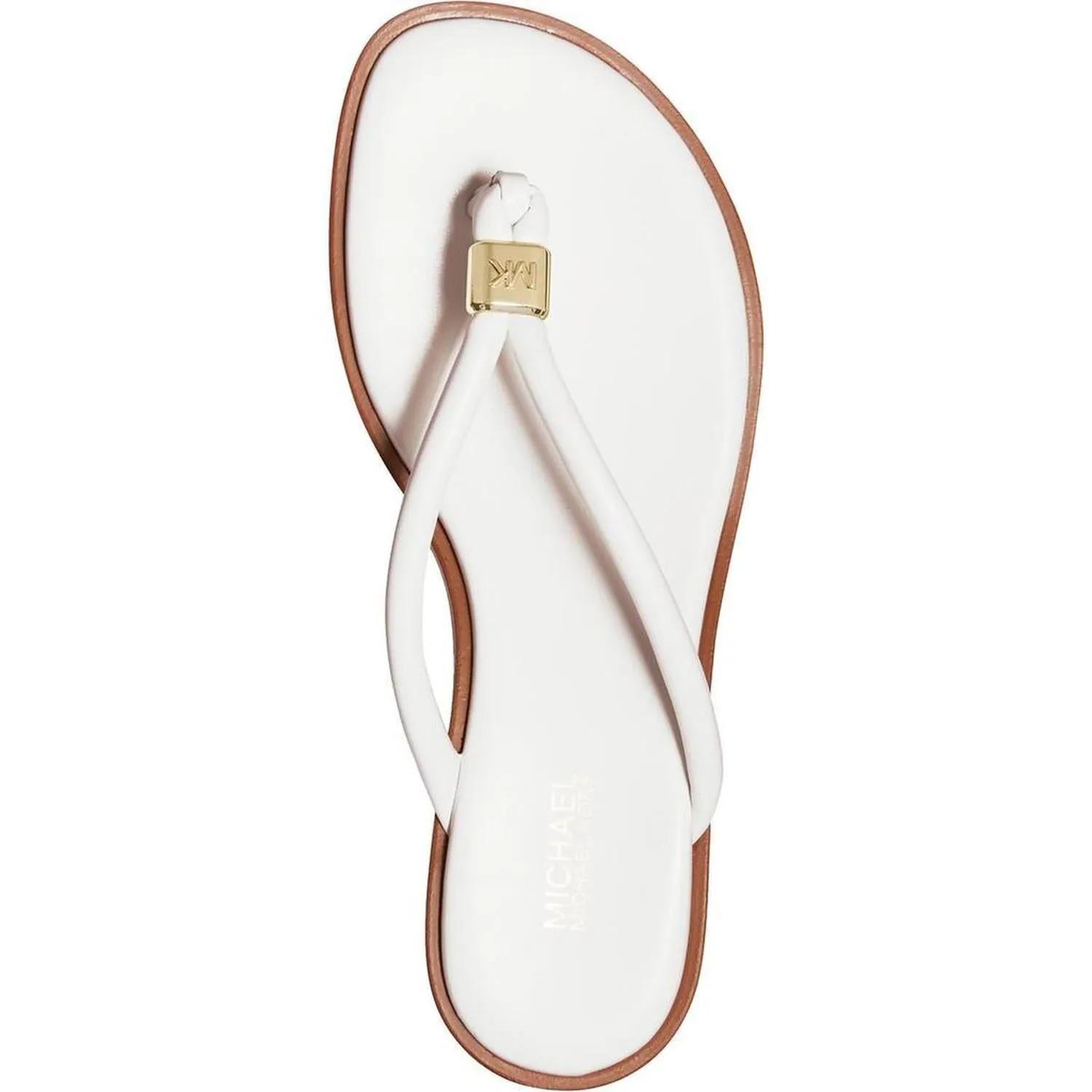 Annie Thong Womens Faux Leather Slip On Flip-Flops