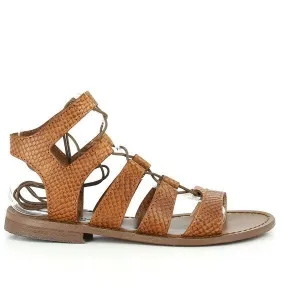 Antichi Romani 348 Light Brown Gladiator Sandals