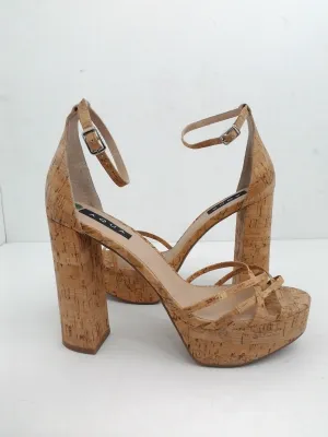 Aqua Women's Milo Platform Heeled Sandal Size 8.5 M