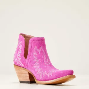 ARIAT WOMEN'S 10046864 Dixon Western Boots HAUTE PINK SUEDE