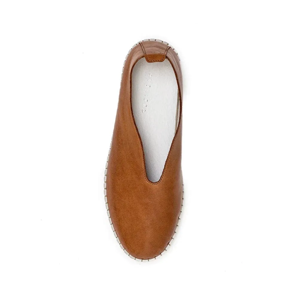 Ateliers Women's Bindi Slip Ons- Tan