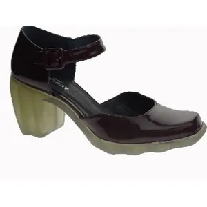 Audley 17804 Burgundy Mid Heels Pumps