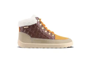 Barefoot Boots Be Lenka Olivia - Taupe, Dark Brown & Orange