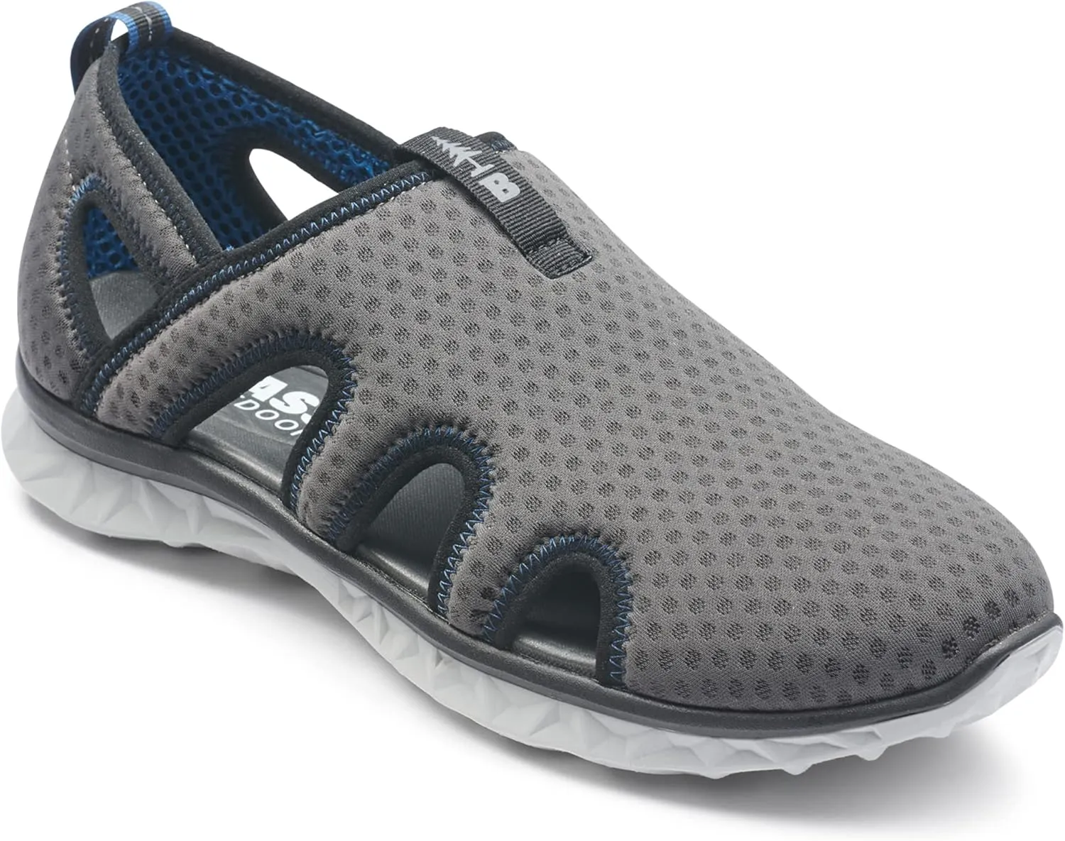 BASS OUTDOOR Men's Hex Vented Hiking Shoes  Traction-Sole Mesh Slip-ons