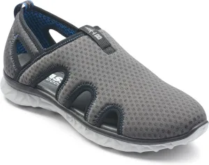 BASS OUTDOOR Men's Hex Vented Hiking Shoes  Traction-Sole Mesh Slip-ons