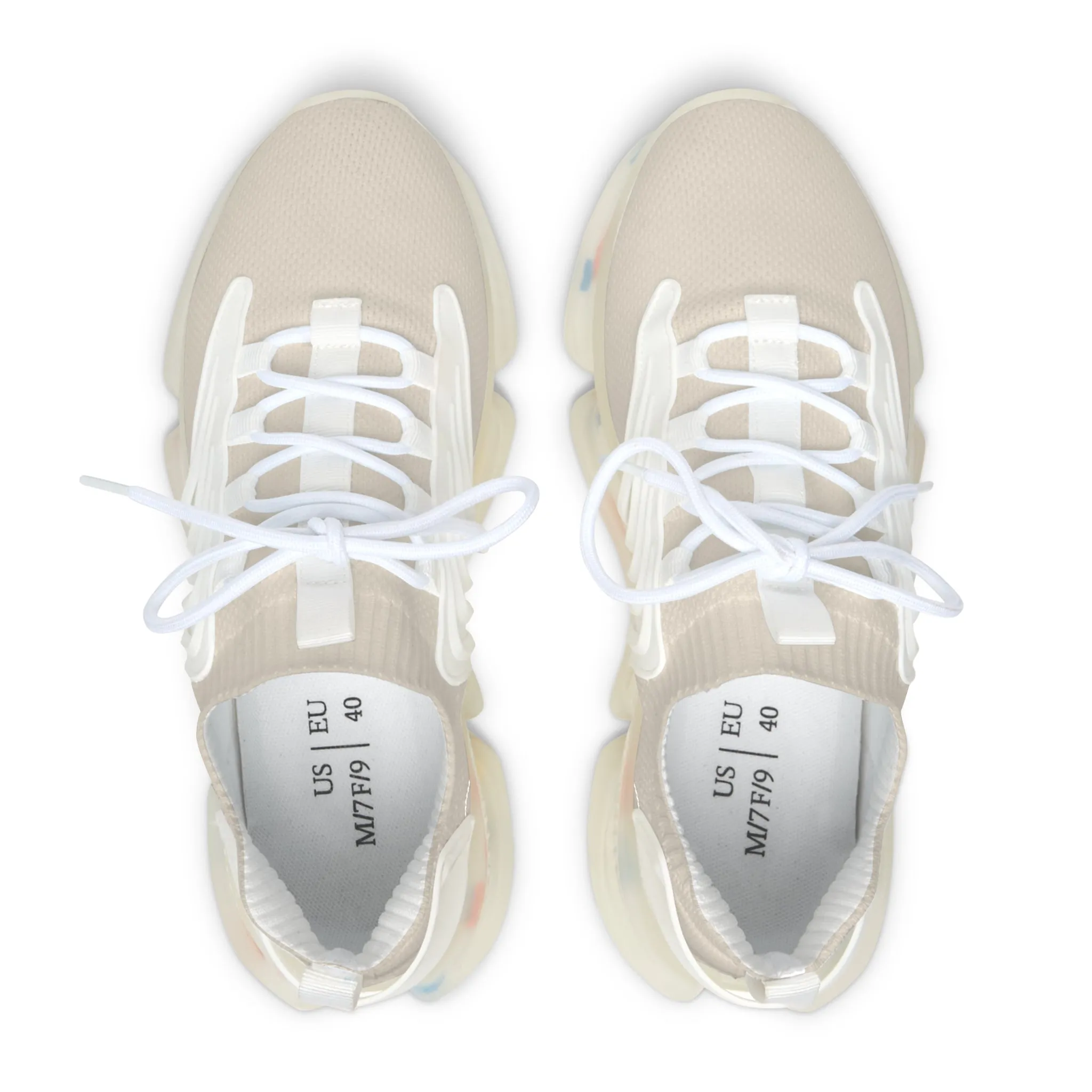 Beige Women's Mesh Sneakers