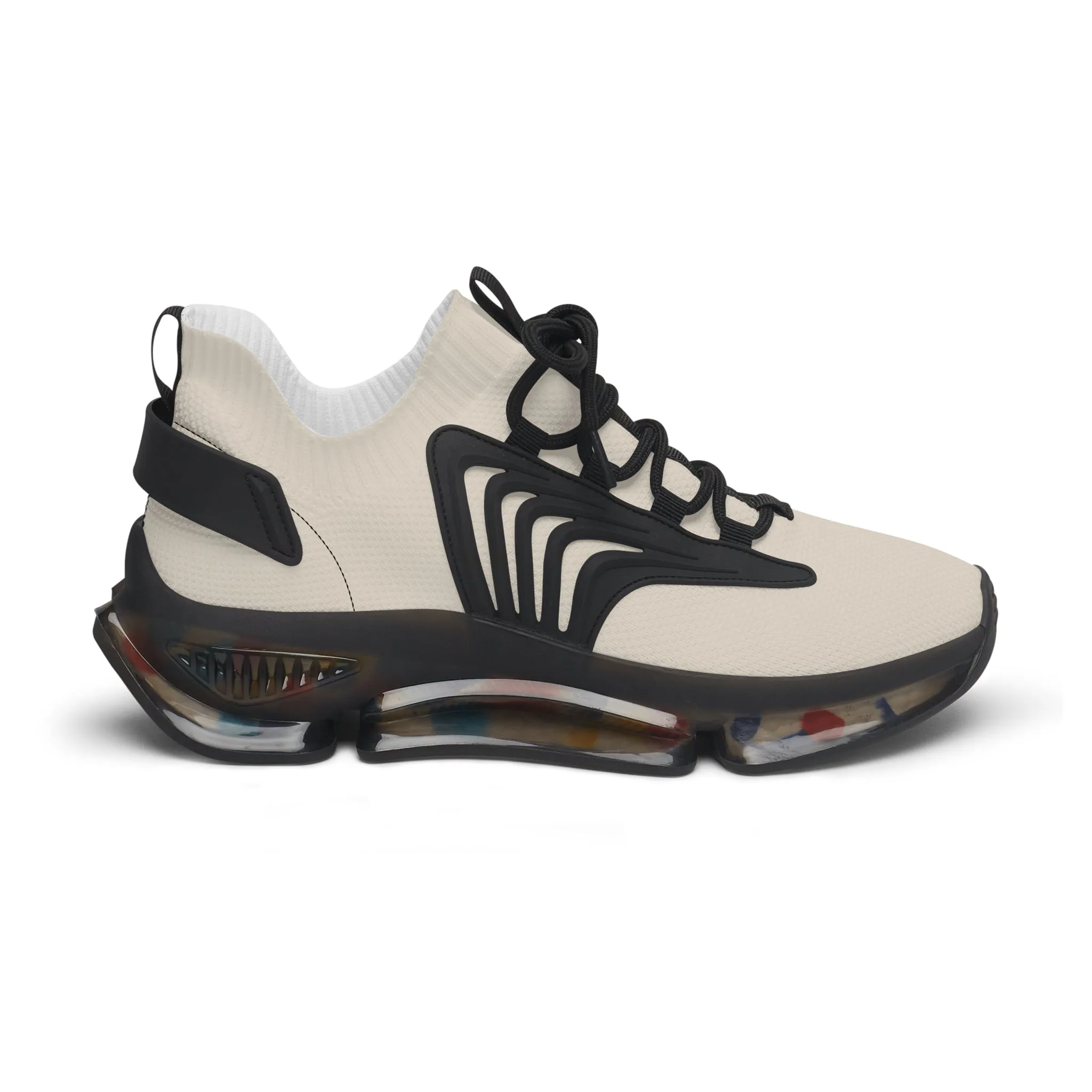 Beige Women's Mesh Sneakers