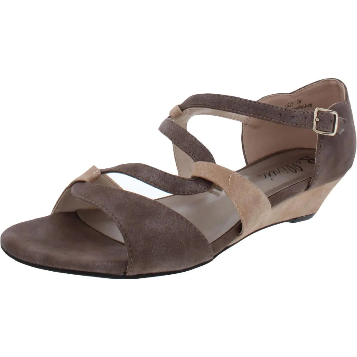 Bellini Womens Lizzy Strappy Gladiator Wedge Sandals