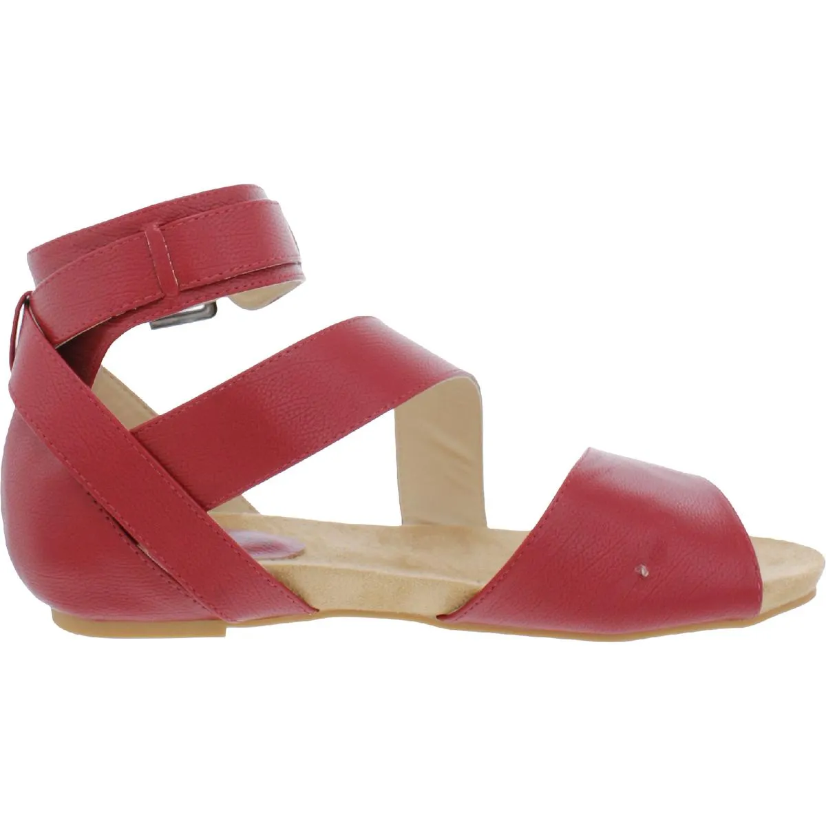 Bellini Womens Nambi Faux Leather Summer Gladiator Sandals