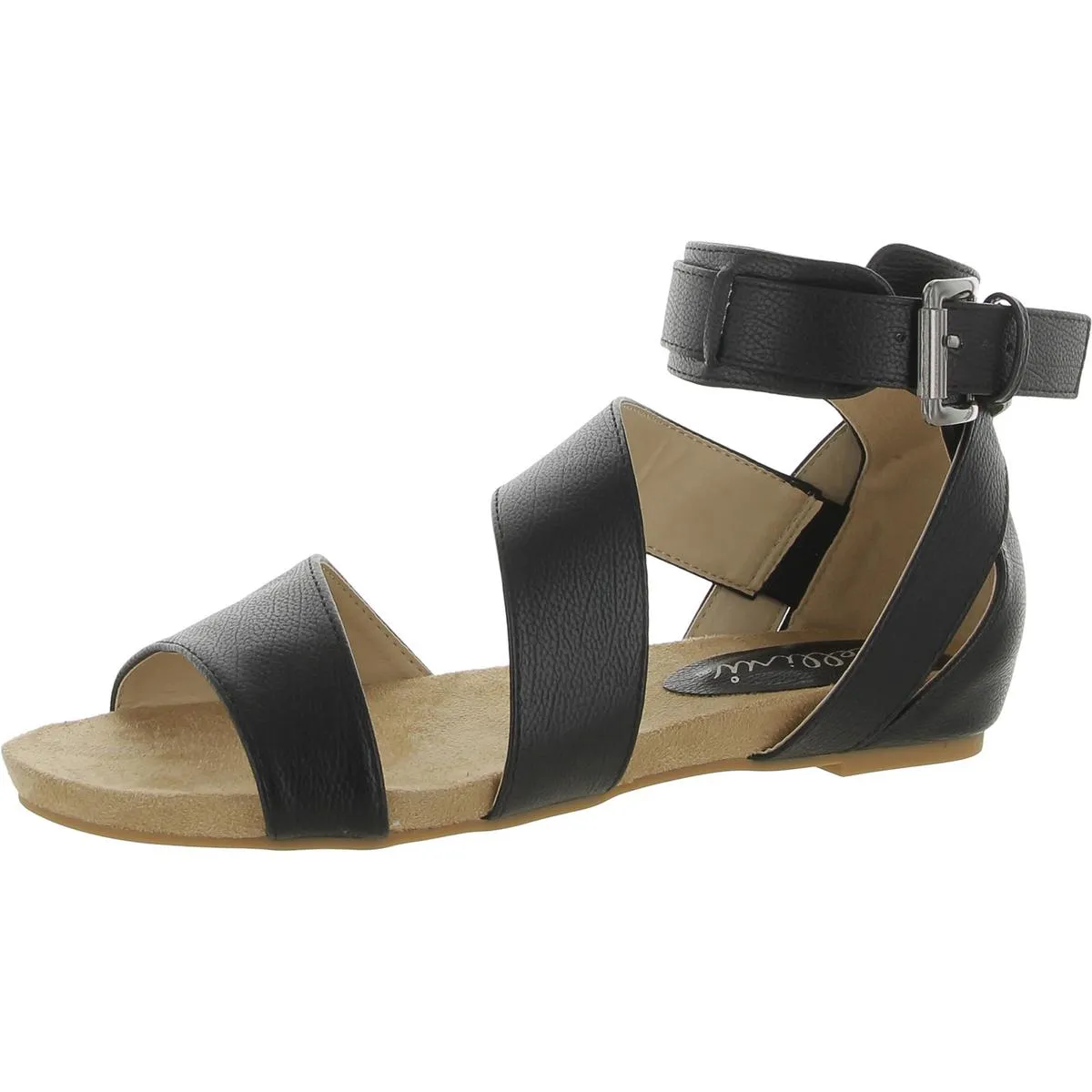 Bellini Womens Nambi Faux Leather Summer Gladiator Sandals