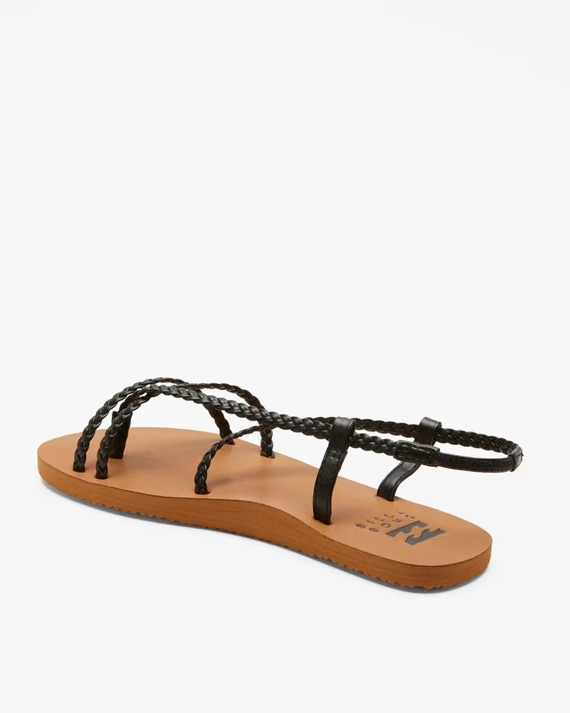 Billabong "Meri" Women's Sandals - Off Black
