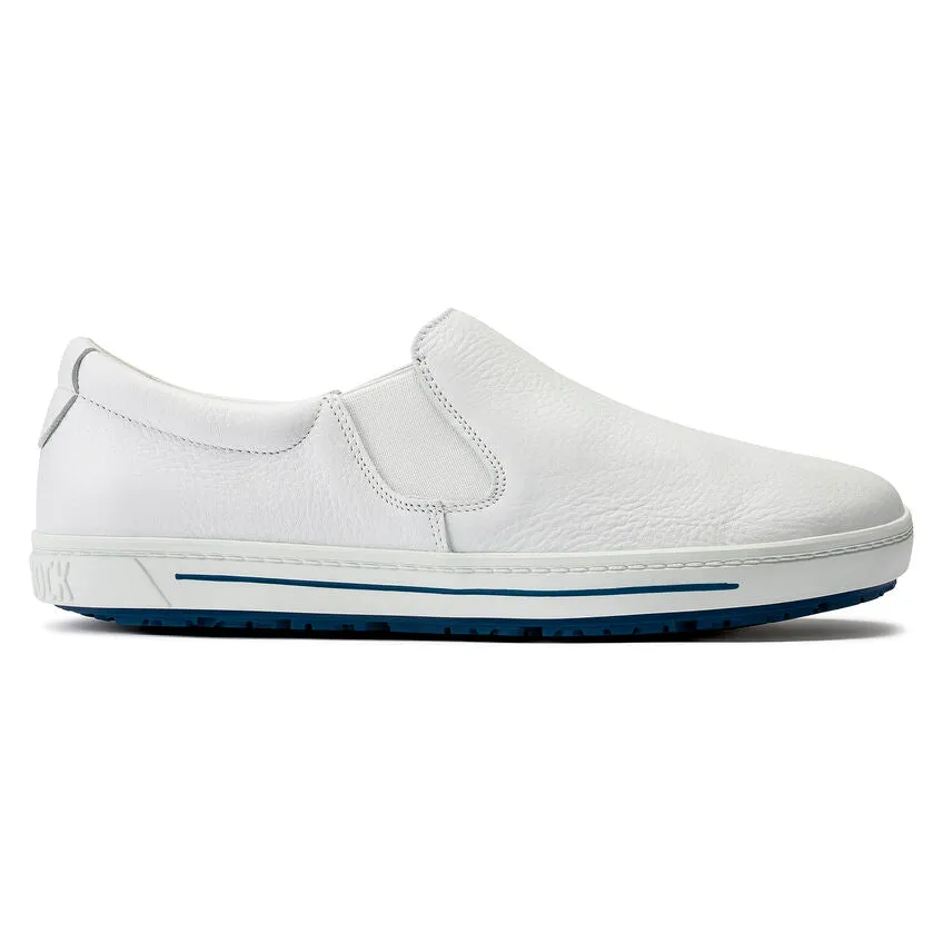 Birkenstock QO 400 Leather Safety Shoe in White