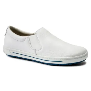 Birkenstock QO 400 Leather Safety Shoe in White