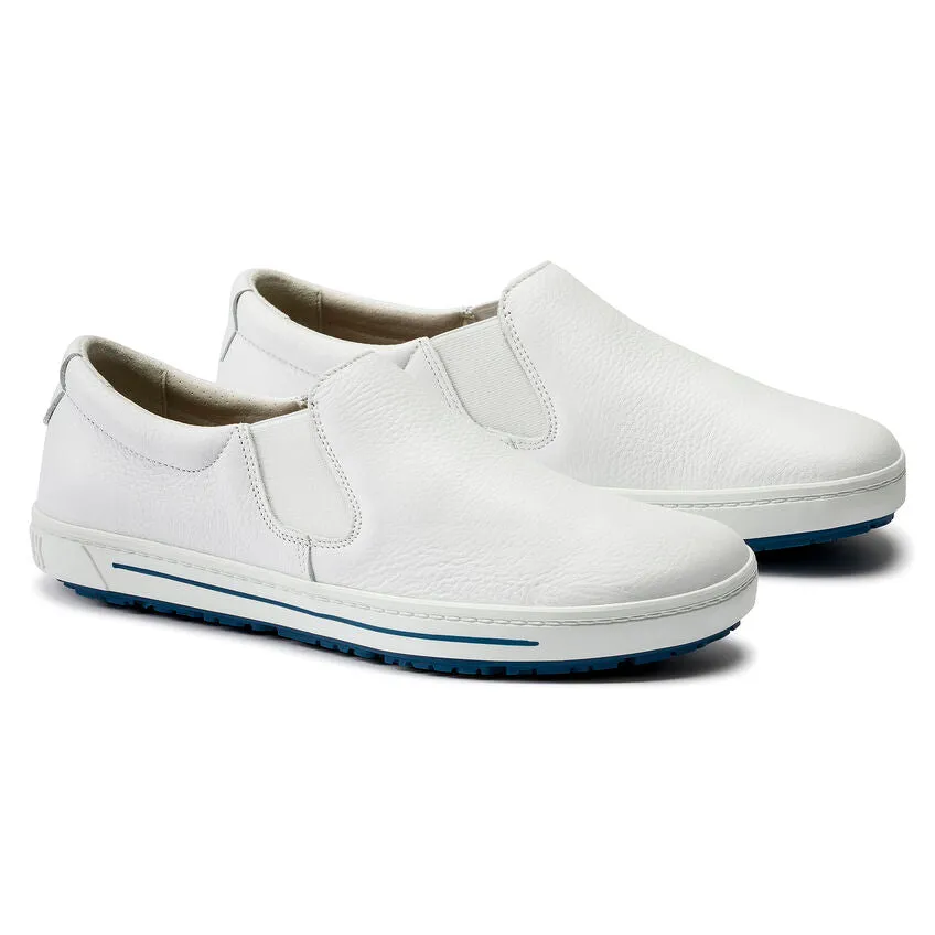 Birkenstock QO 400 Leather Safety Shoe in White