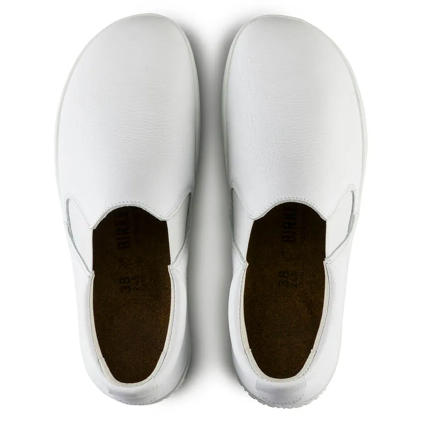 Birkenstock QO 400 Leather Safety Shoe in White
