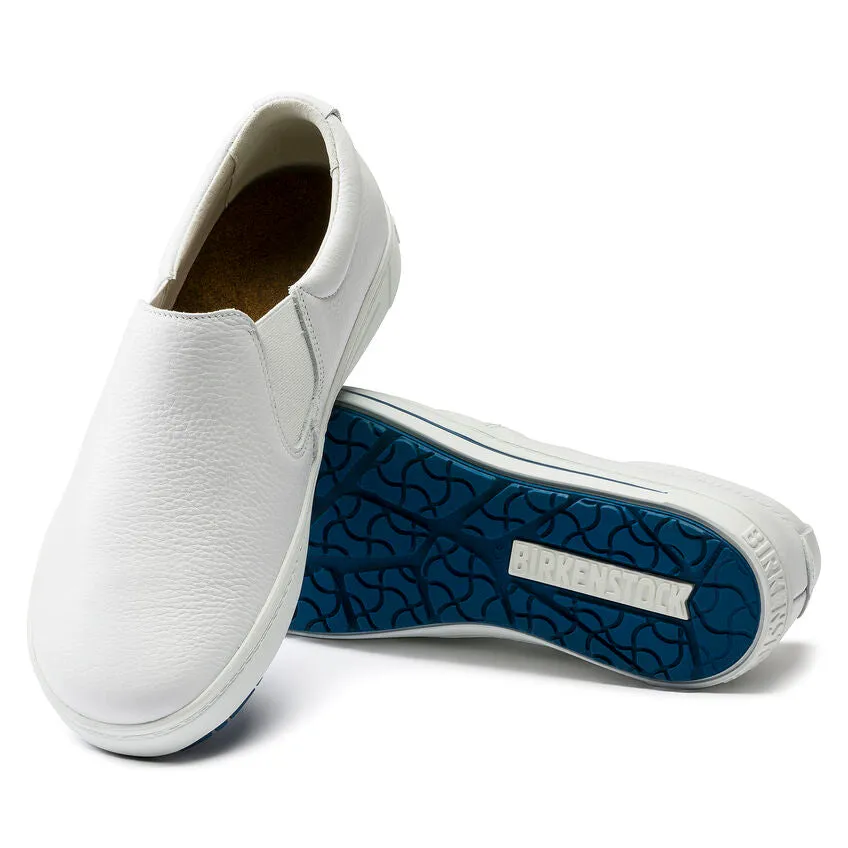 Birkenstock QO 400 Leather Safety Shoe in White