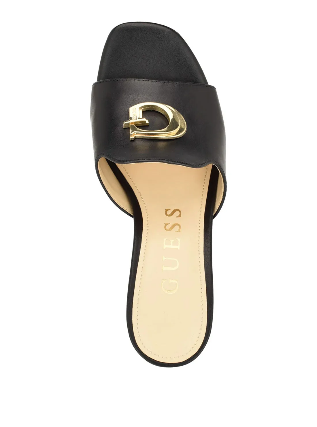 Black Gold G Logo Snapps Heel