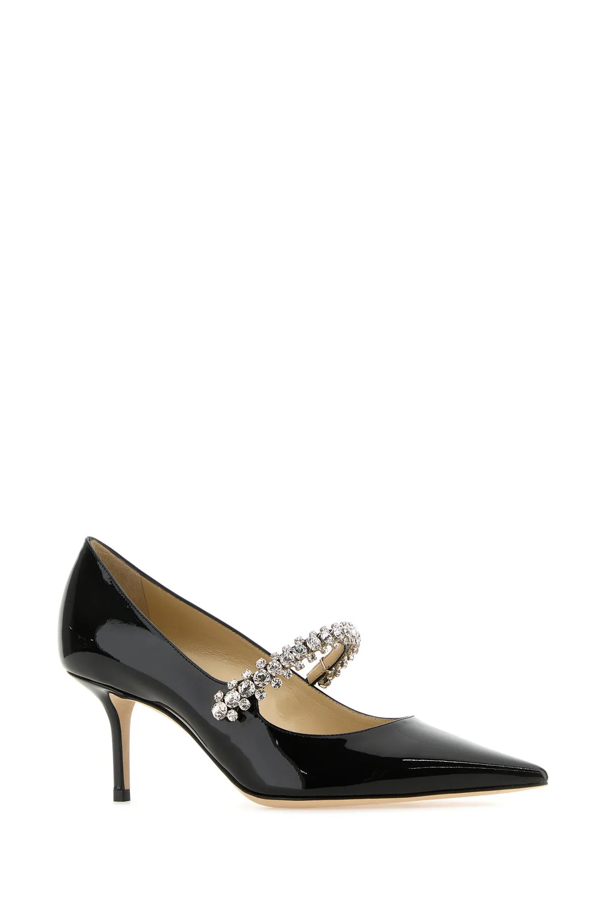 Black leather Bing 65 pumps