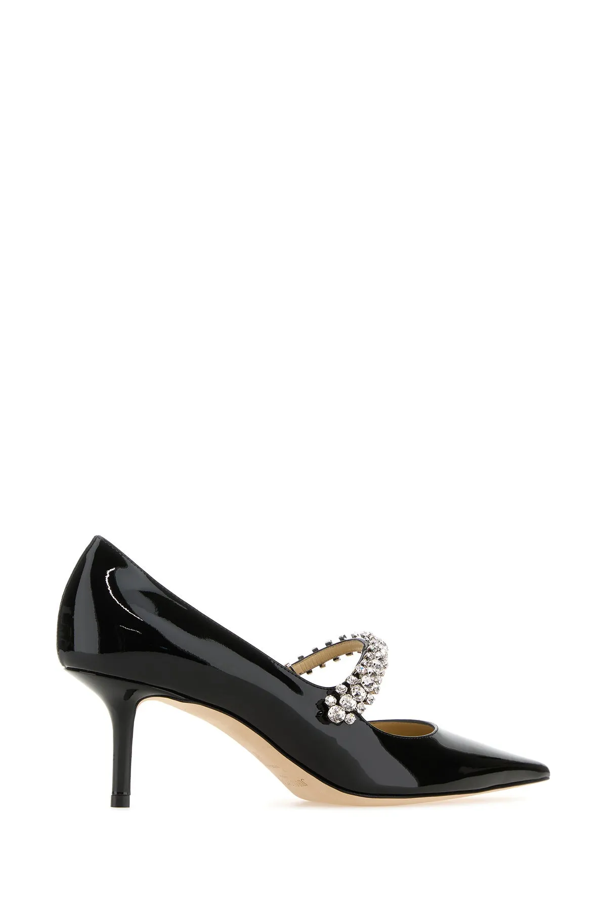 Black leather Bing 65 pumps