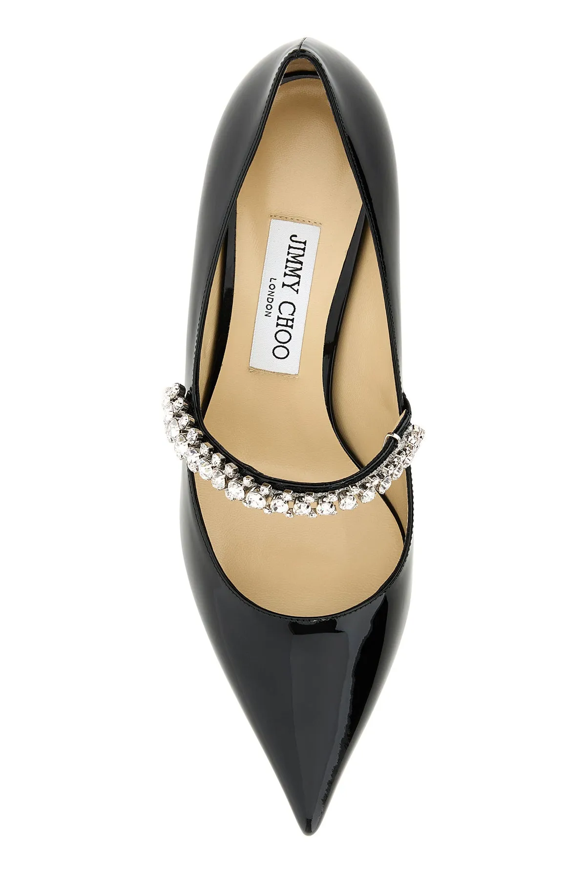 Black leather Bing 65 pumps