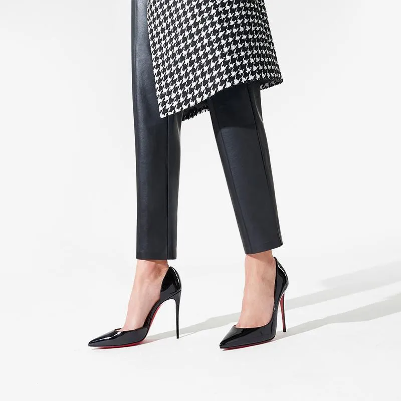 Black Patent Leather Pointy Pumps
