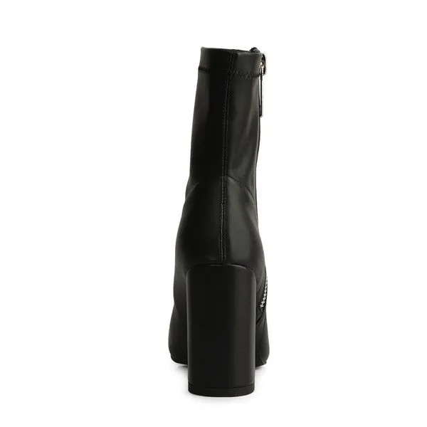 Black Pointed Toe High Ankle Boots