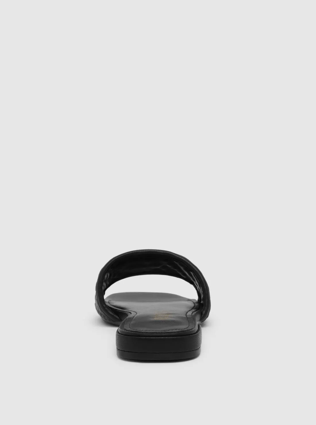 Black Tamsey Slide Sandals