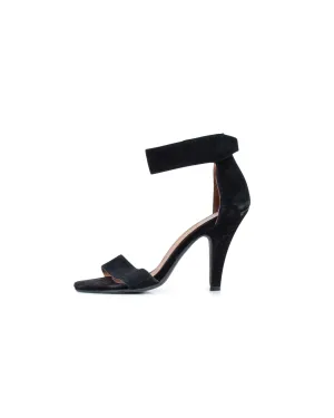 Black Velvet Heels