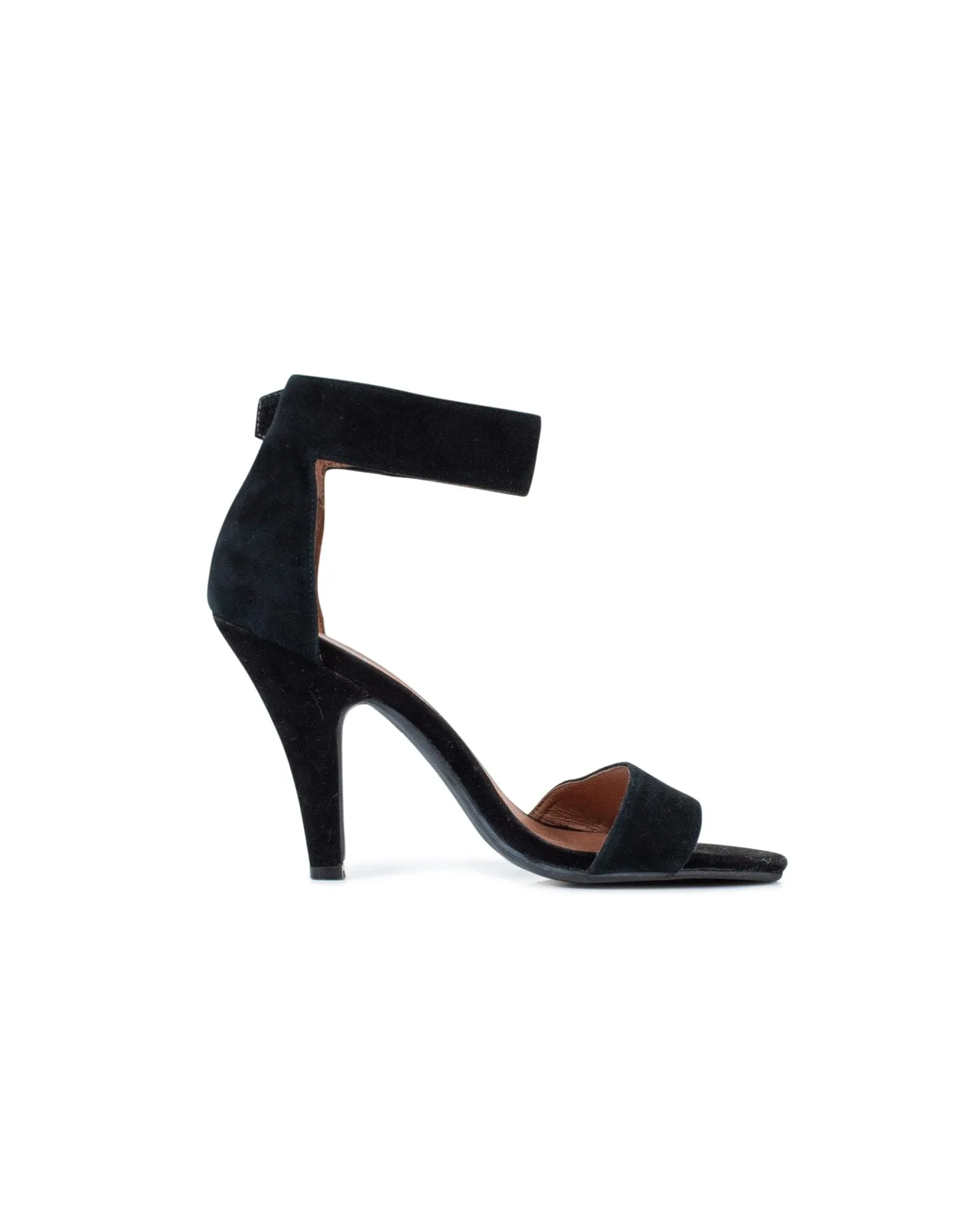 Black Velvet Heels