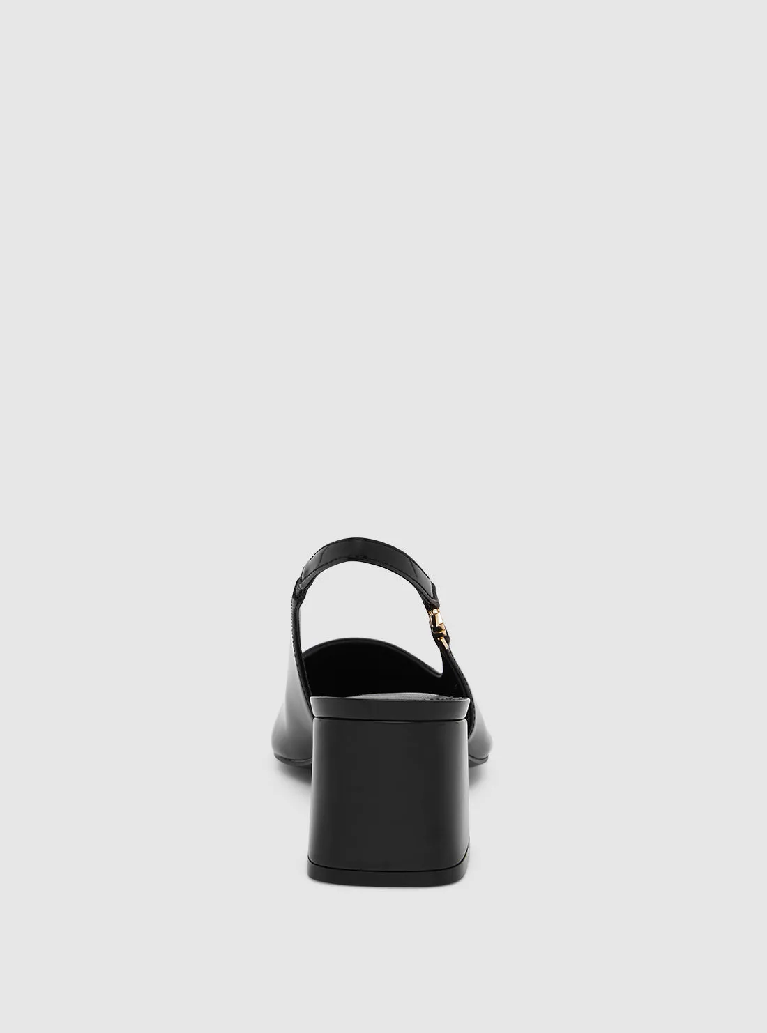 Black Zabela Sling Back Heel