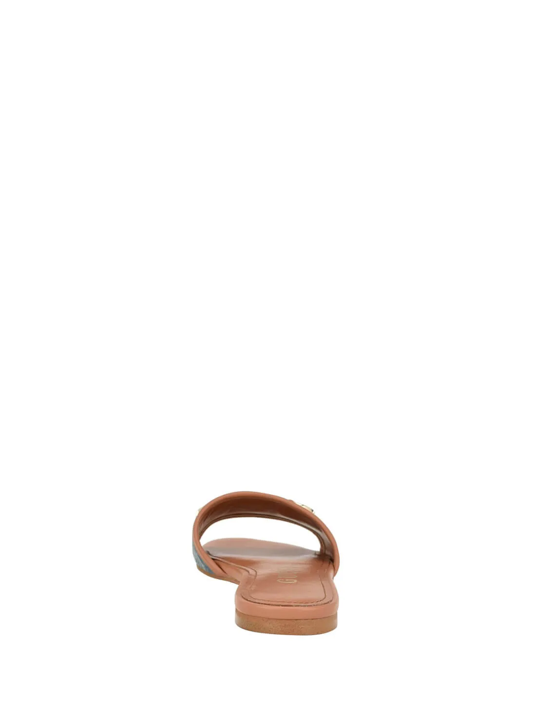 Blue Denim Logo Hammi3 Slide Sandals