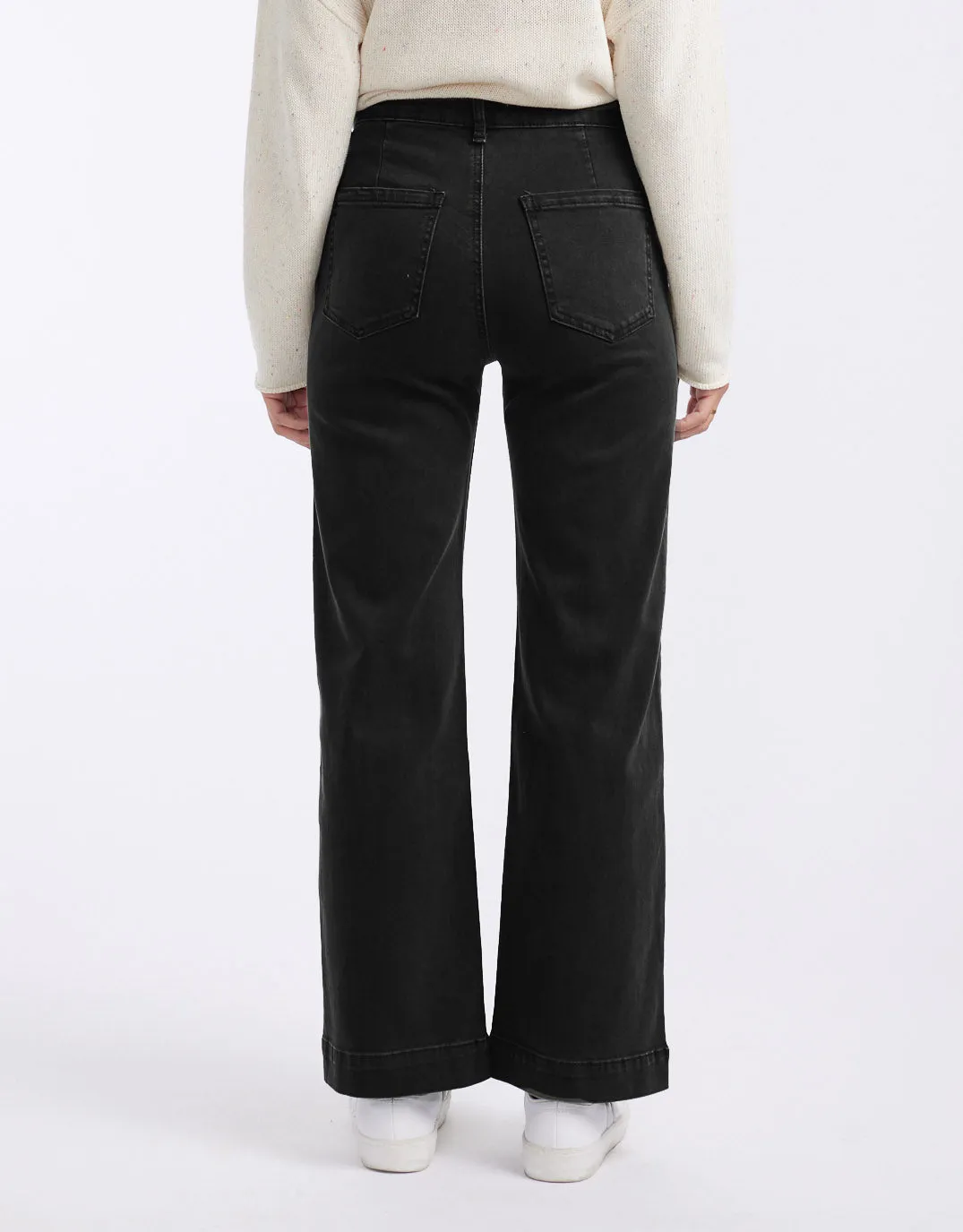 Bobbi 7/8 Denim Jeans - Black