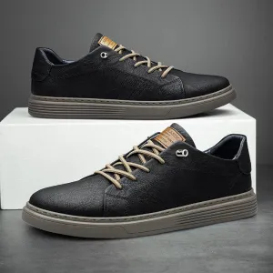 Bonvillars Leather Canvas Shoe