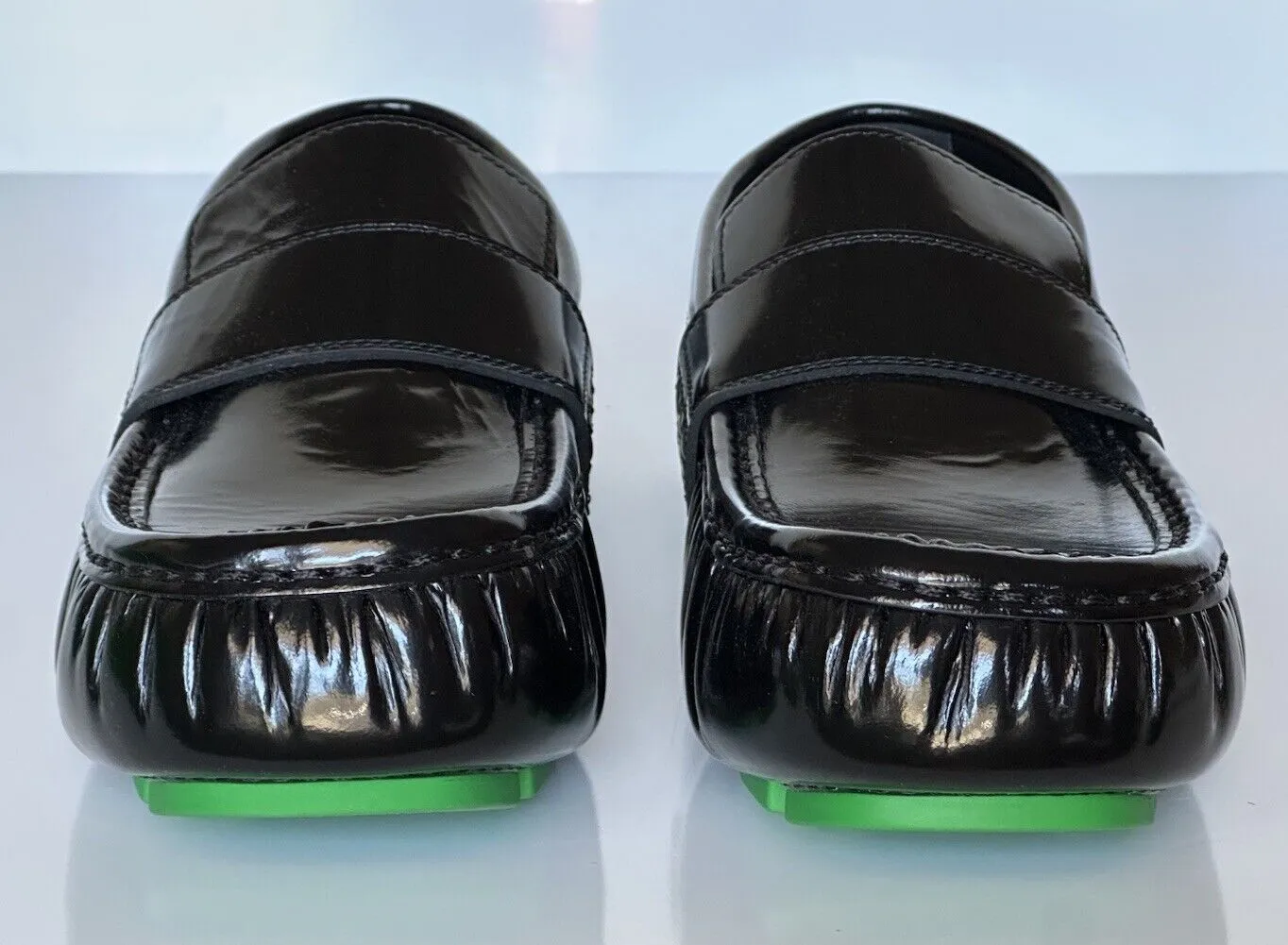 Bottega Veneta Men’s Leather Black Moccasin Shoes 9 US (42 Eu) 741331 NIB $1050