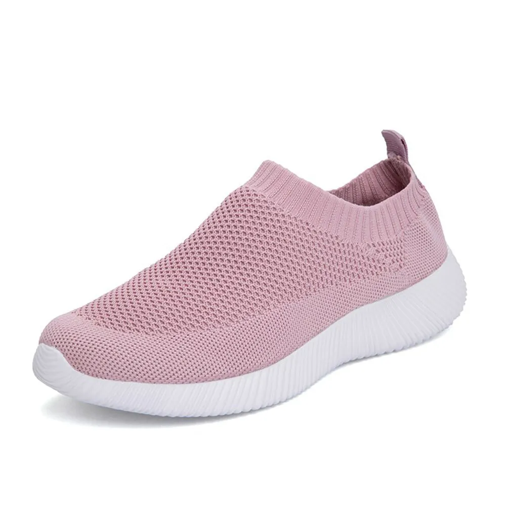 Breathable Mesh Platform Sneakers