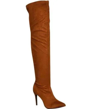 Briana Knee-High Heeled Boots