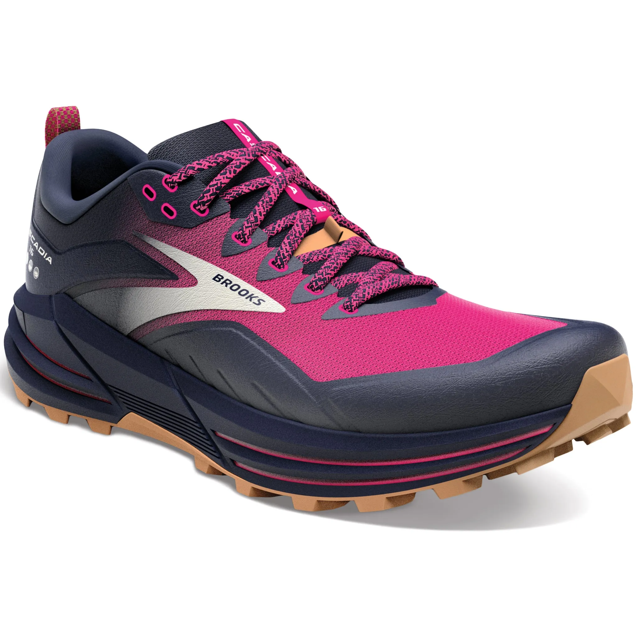Brooks Cascadia 16 Women's Peacoat/Pink/Biscuit