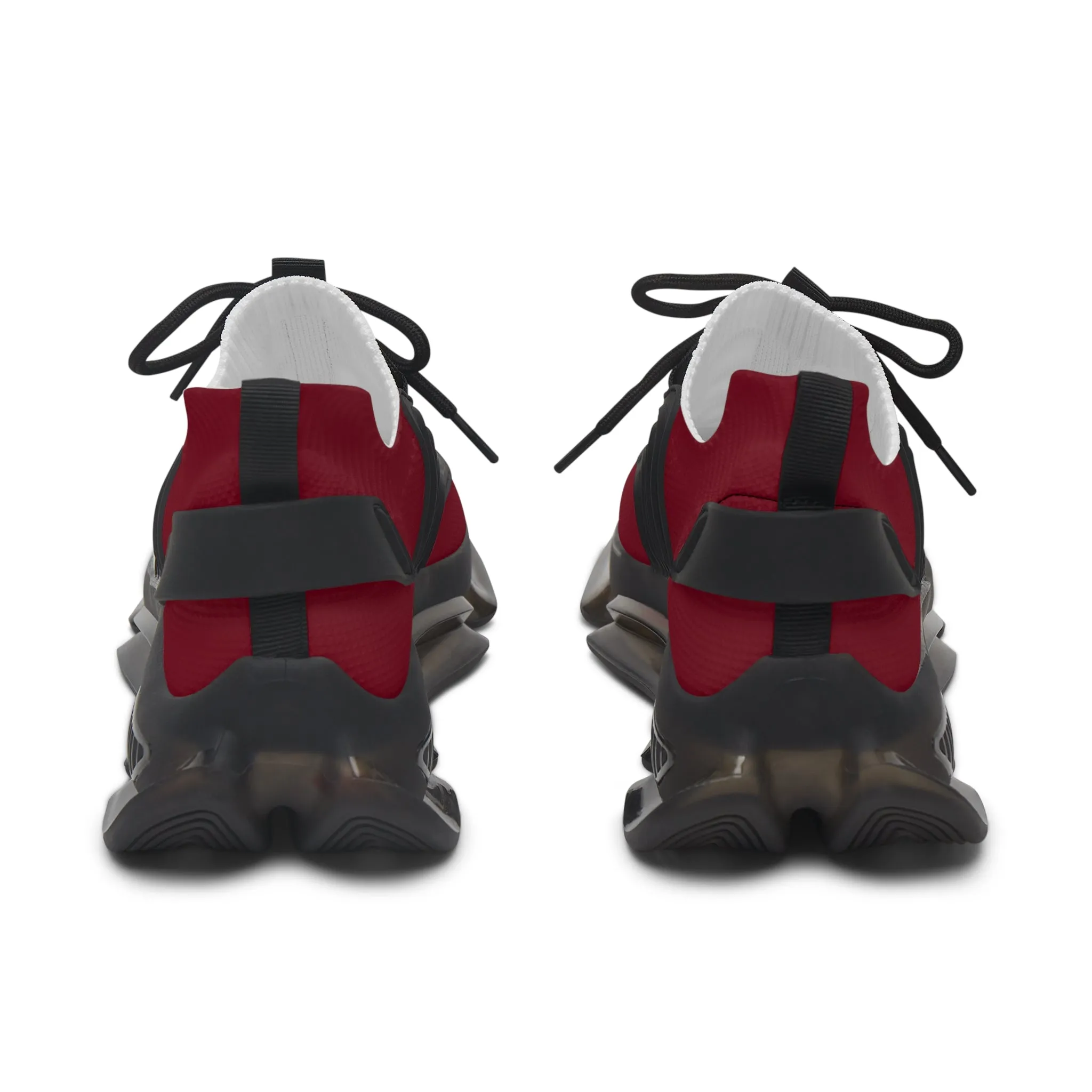 Burgundy Women's Mesh Sneakers