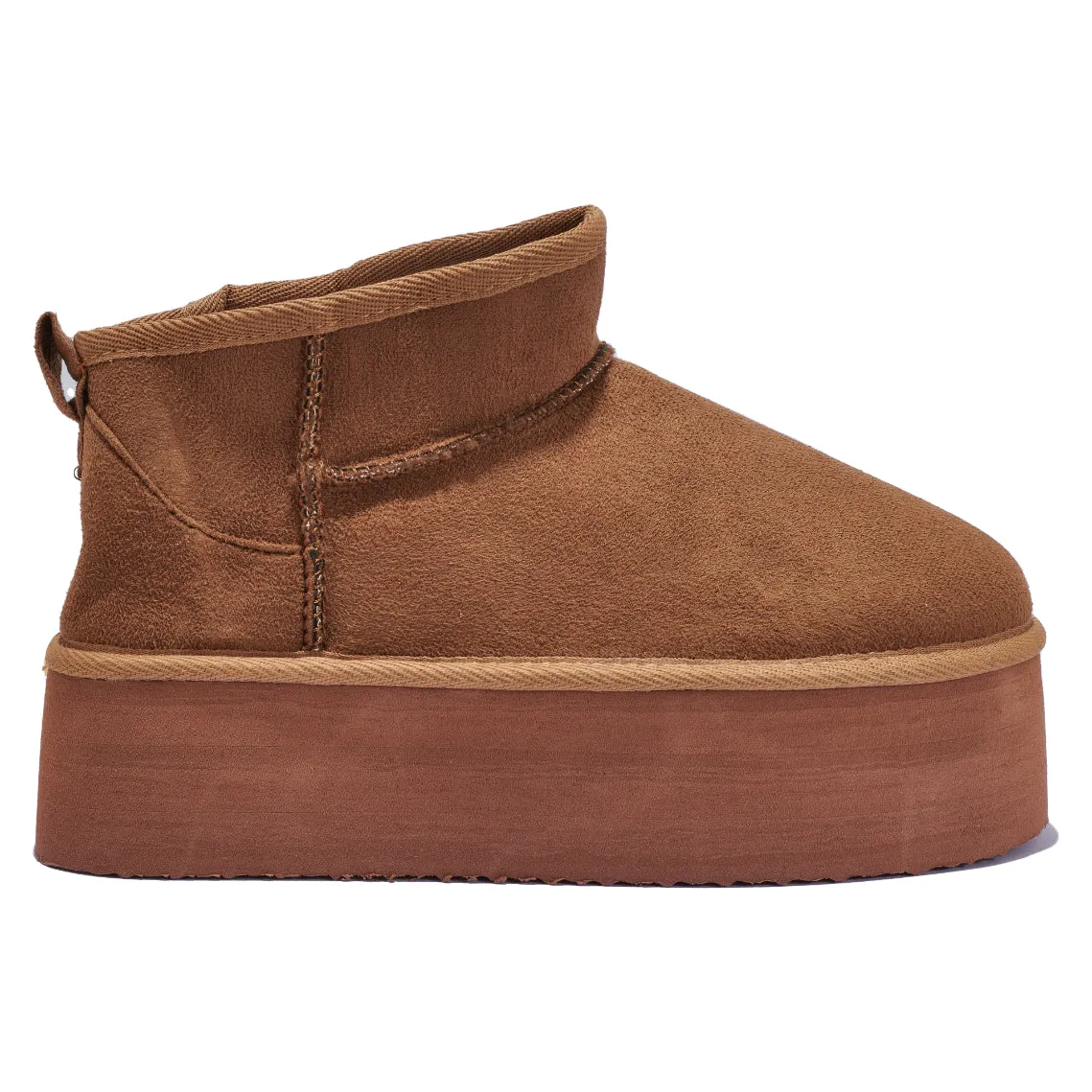 C500/D TRIPLE PLATFORM ANKLE BOOT WITH FUR LINNING
