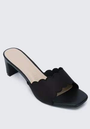 Carmen Comfy Heels In Black