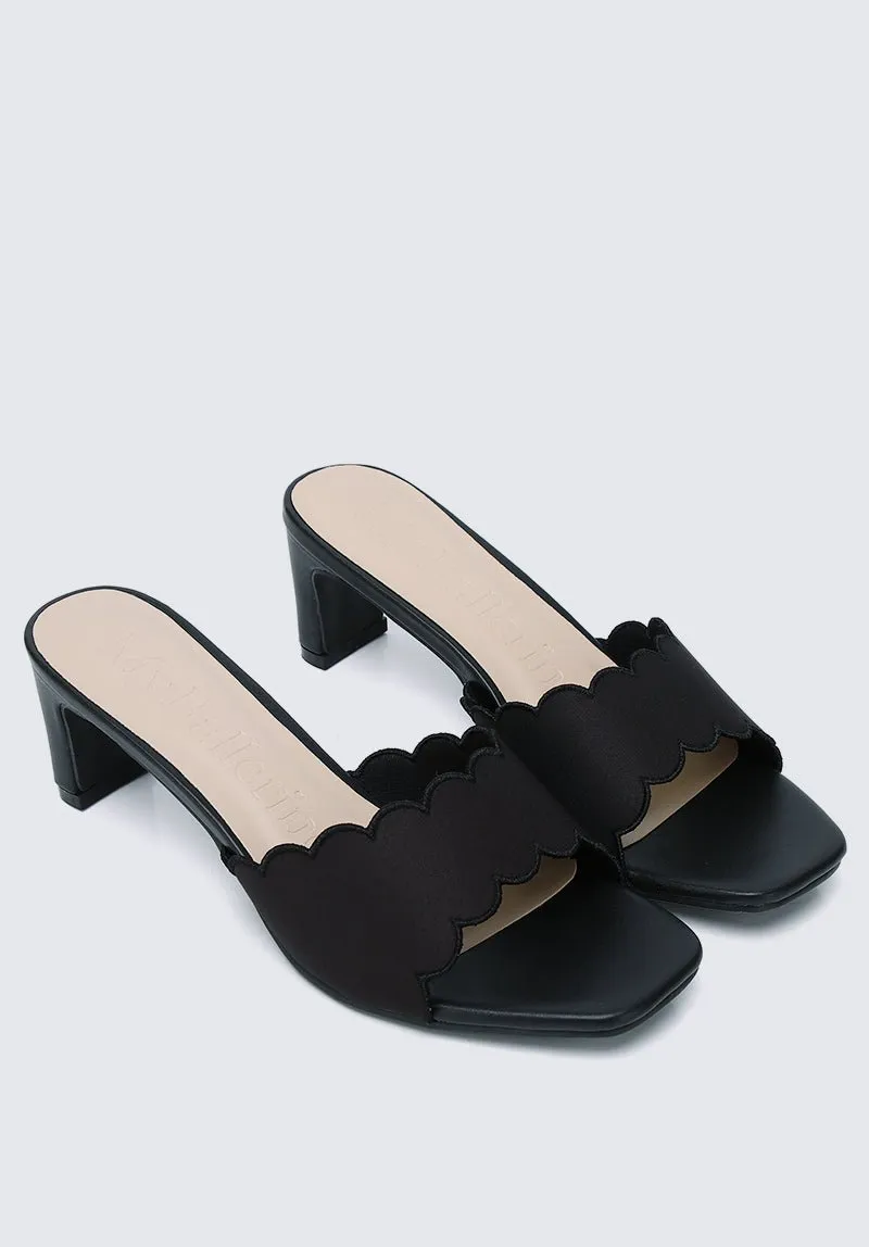 Carmen Comfy Heels In Black