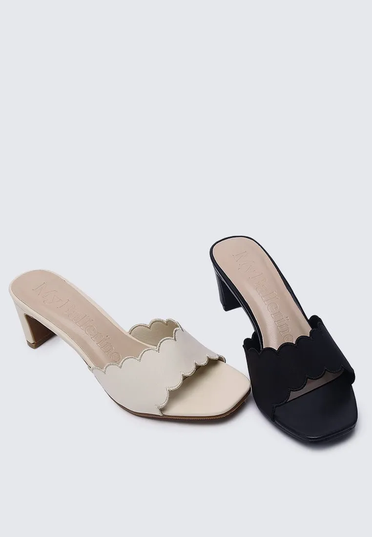 Carmen Comfy Heels In Black