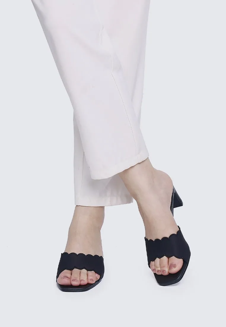 Carmen Comfy Heels In Black